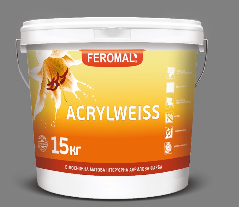 FEROMAL 30 ACRYLWEISS Білосніжна інтер’єрна акрилова фарба